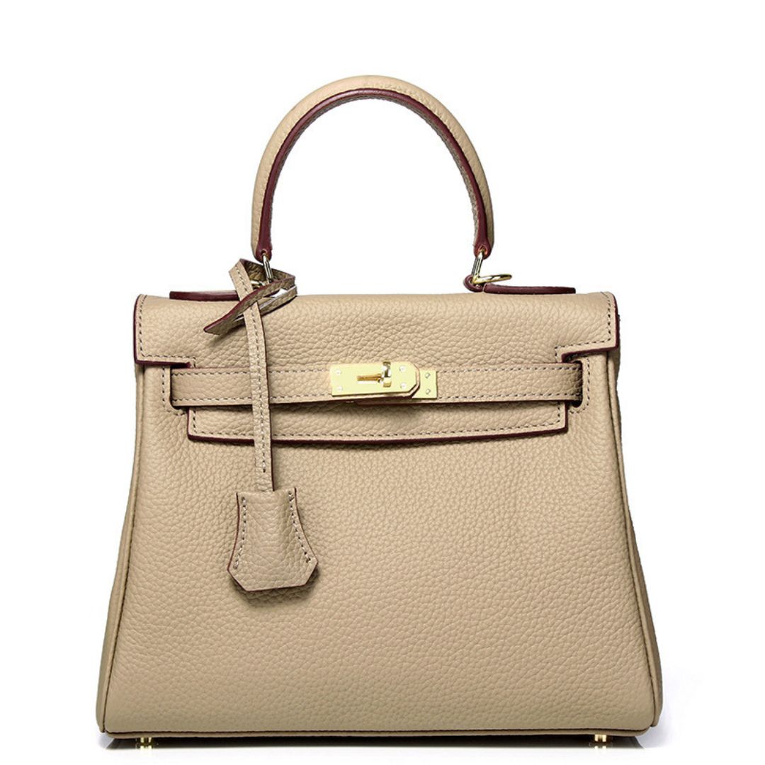 Velanci Ivory Crest Luxe Handbag