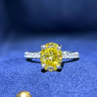 Anello Elena - 2 Carat Moissanite Sterling Silver Ring Women's Ring Velanci