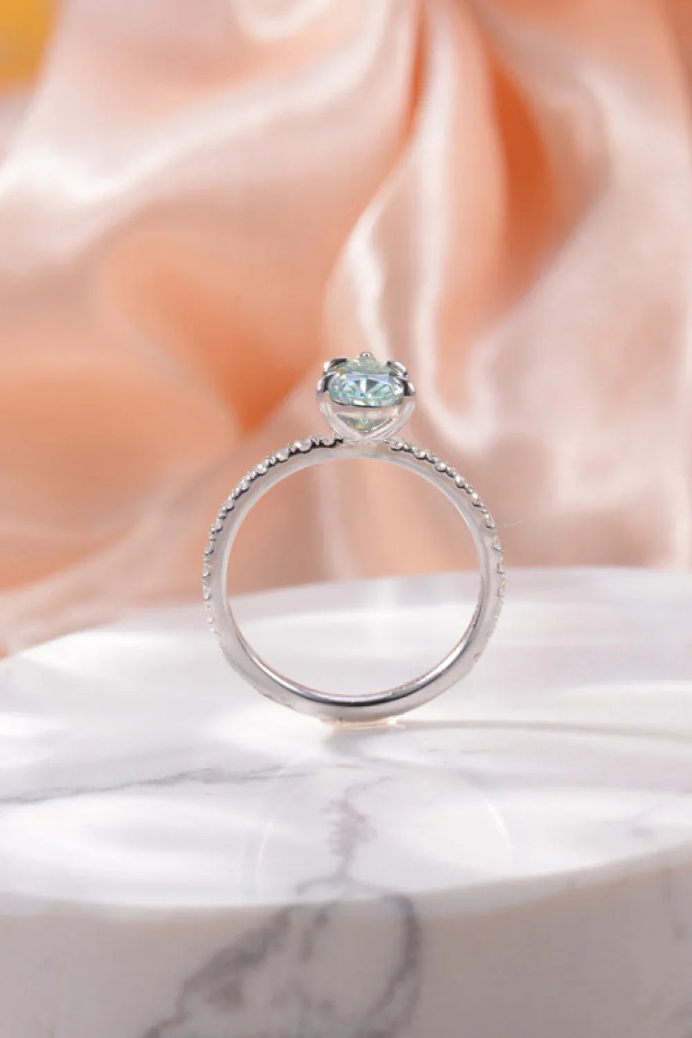 Ring Isabella - 1.5ct Teardrop Moissanite Sterling Silver Women's Ring Velanci