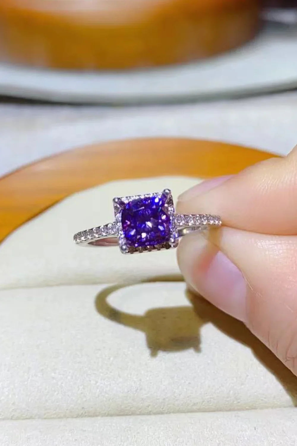 1 Carat Moissanite Ring Giovanna - Coastal Sparkle Women's Ring Velanci