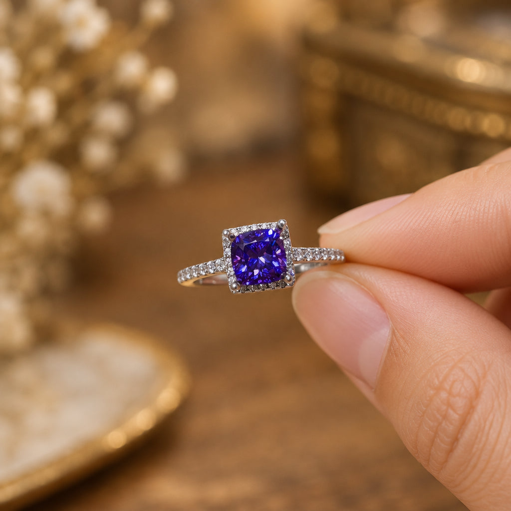 1 Carat Moissanite Ring Giovanna - Coastal Sparkle Women's Ring Velanci