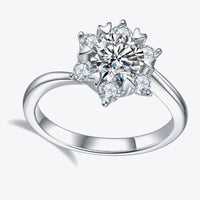 Ring Giovanna - 1ct Moissanite Radiant Shine Center Stone Women's Ring Velanci