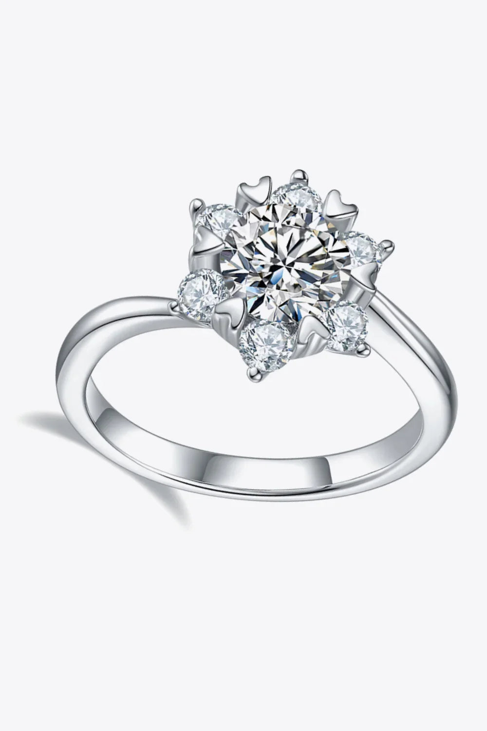 Ring Giovanna - 1ct Moissanite Radiant Shine Center Stone Women's Ring Velanci