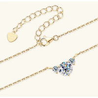 1.2 Carat Moissanite Sterling Silver Necklace - D Color VVS1 Velanci
