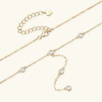 Moissanite Necklace - 1.1 Carat D Color VVS1 Sterling Silver Velanci