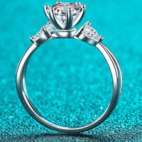 Moissanite Ring Giulia - 1 Carat Coastal Shine Daily Women's Ring Velanci