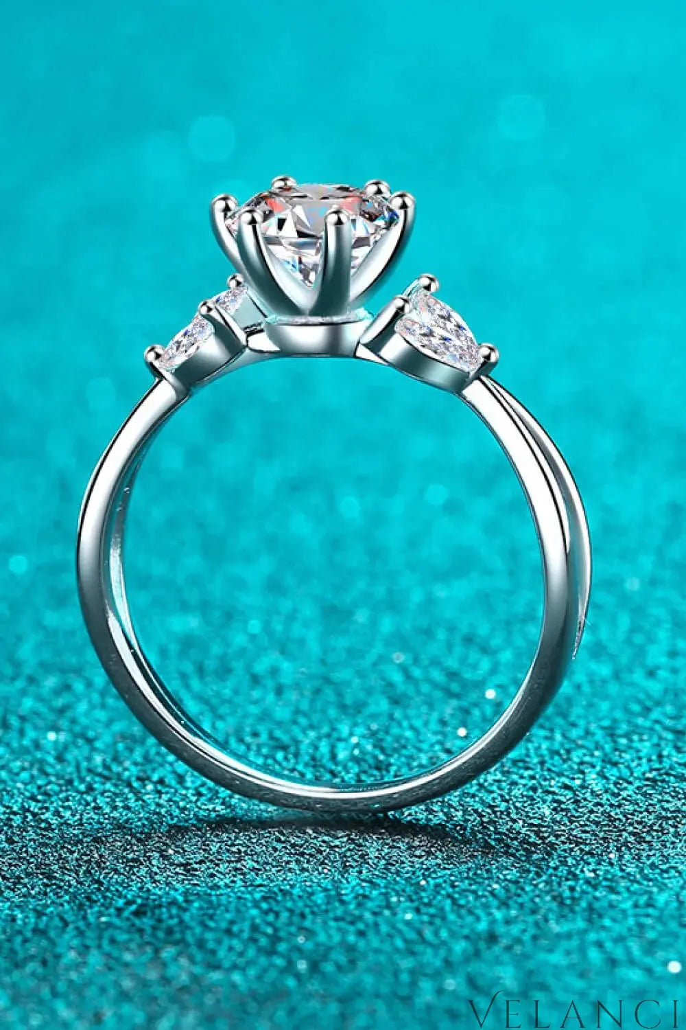 Moissanite Ring Giulia - 1 Carat Coastal Shine Daily Women's Ring Velanci