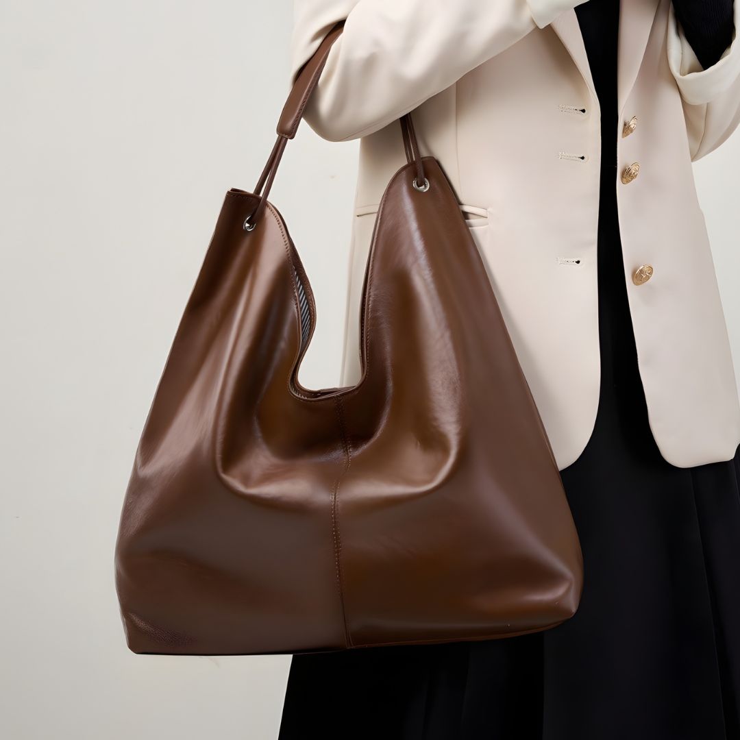 Aurora Grace Leather Handbag by Velanci