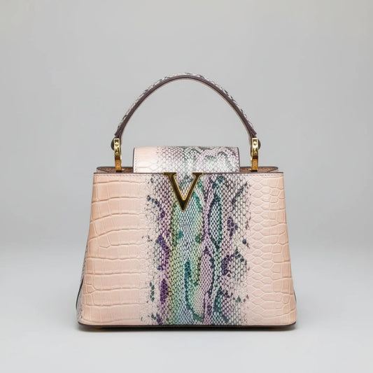 Aura di Lusso Leather Handbag Velanci