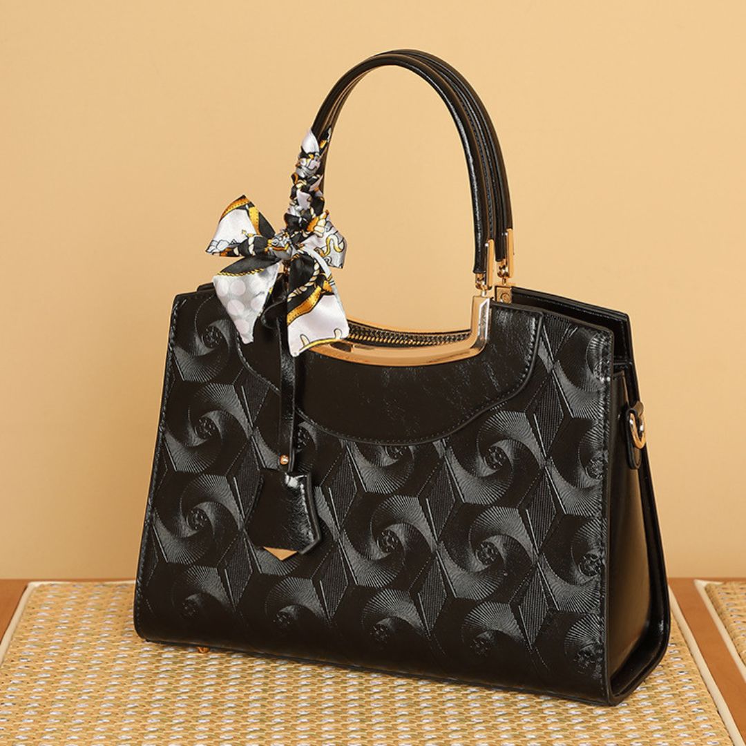 Velanci Hartford Poise Handbag: Timeless Elegance in Leather