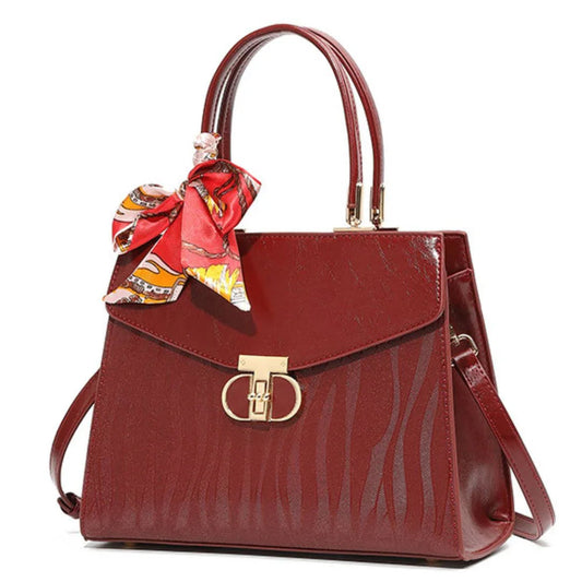 Bellissimo Château Lumière Leather Handbag Velanci