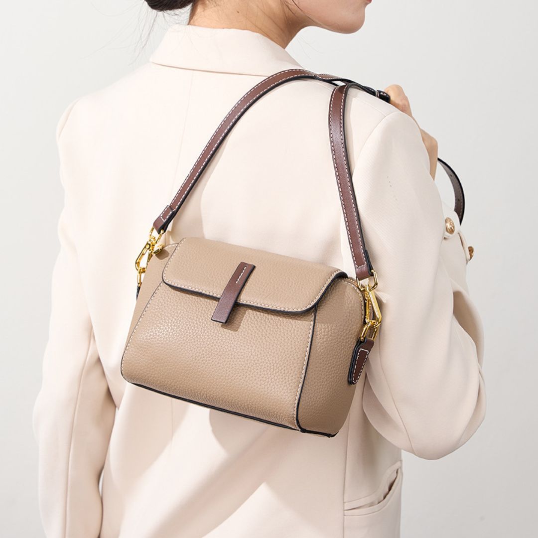 Velanci Gilded Mist Luxe Handbag