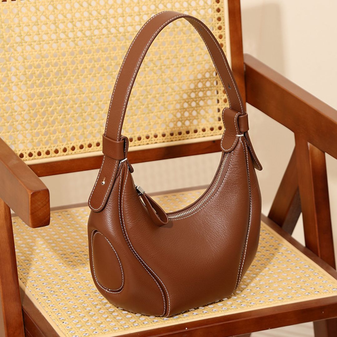 Midnight Heirloom Luxe Leather Handbag