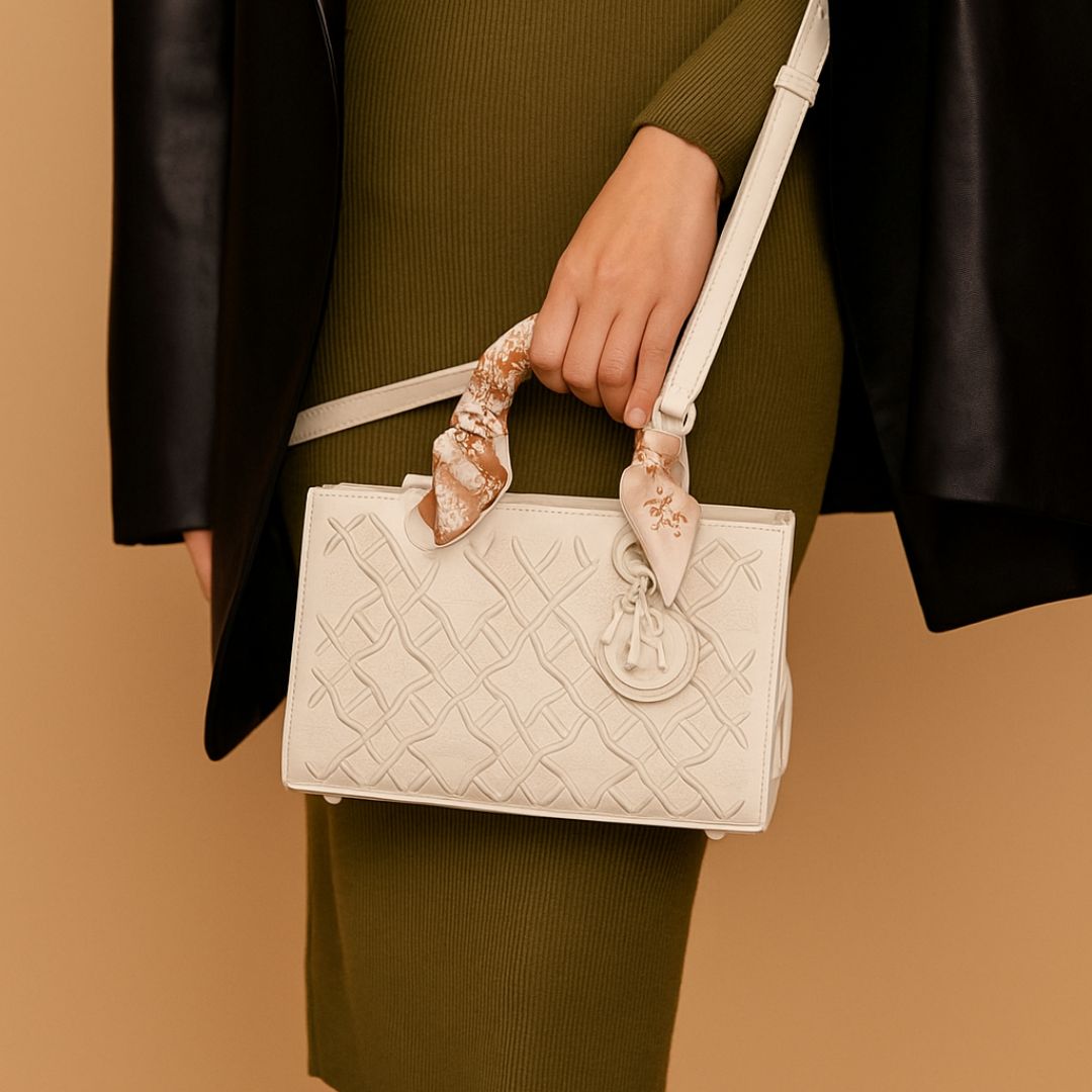 Velanci Whispered Grace Leather Handbag