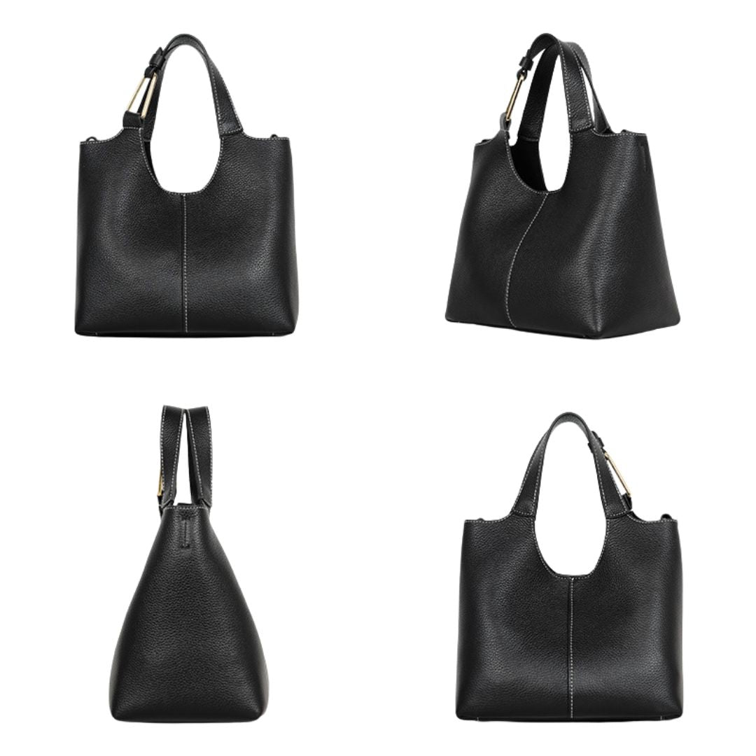 Dusky Pearl Elegance Handbag by Velanci