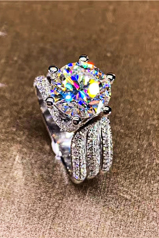 Three-Layer Ring Isabella - 3-Carat Moissanite Brilliance Women's Ring Velanci