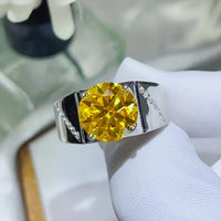 5 Carat Moissanite Sterling Silver Ring Lia - CoastalGlow Women's Ring Velanci