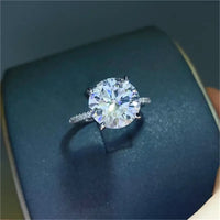 5 Carat Moissanite Ring Valentina - Brilliant Sparkle Women's Ring Velanci
