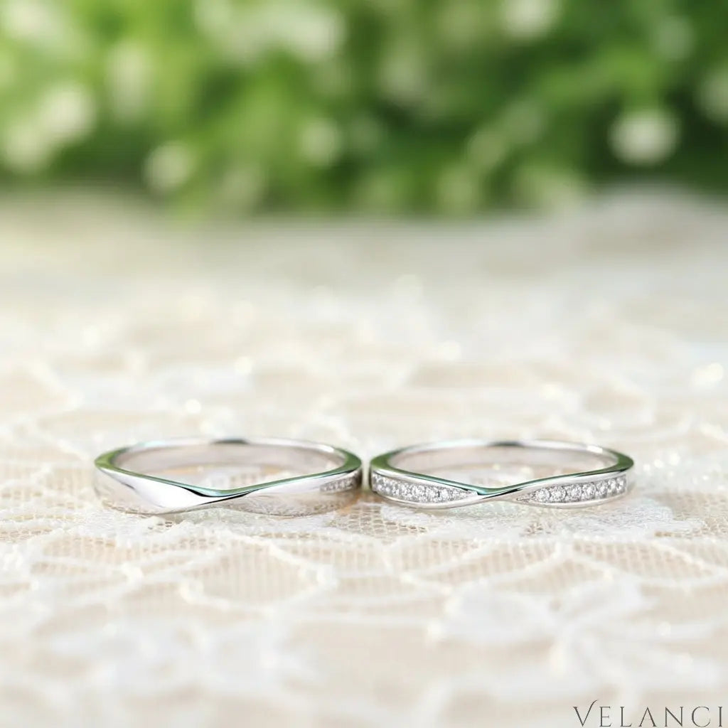 Moissanite Ring Francesca - Single Stone Sterling Silver Velanci