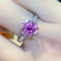 Ring Chiara - 2 Carat Moissanite Sterling Silver Brilliance Women's Ring Velanci