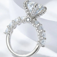 3-Carat Moissanite Ring Giulia - Coastal Sparkle Everyday Women's Ring Velanci