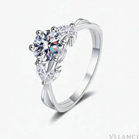 Moissanite Ring Giulia - 1 Carat Coastal Shine Daily Women's Ring Velanci