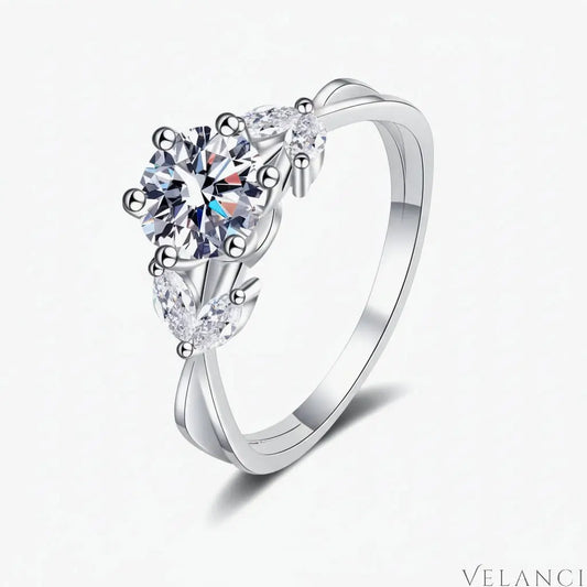 Moissanite Ring Giulia - 1 Carat Coastal Shine Daily Women's Ring Velanci