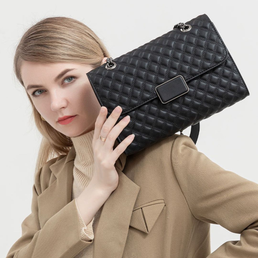 Velanci Assunta Pearl Leather Handbag