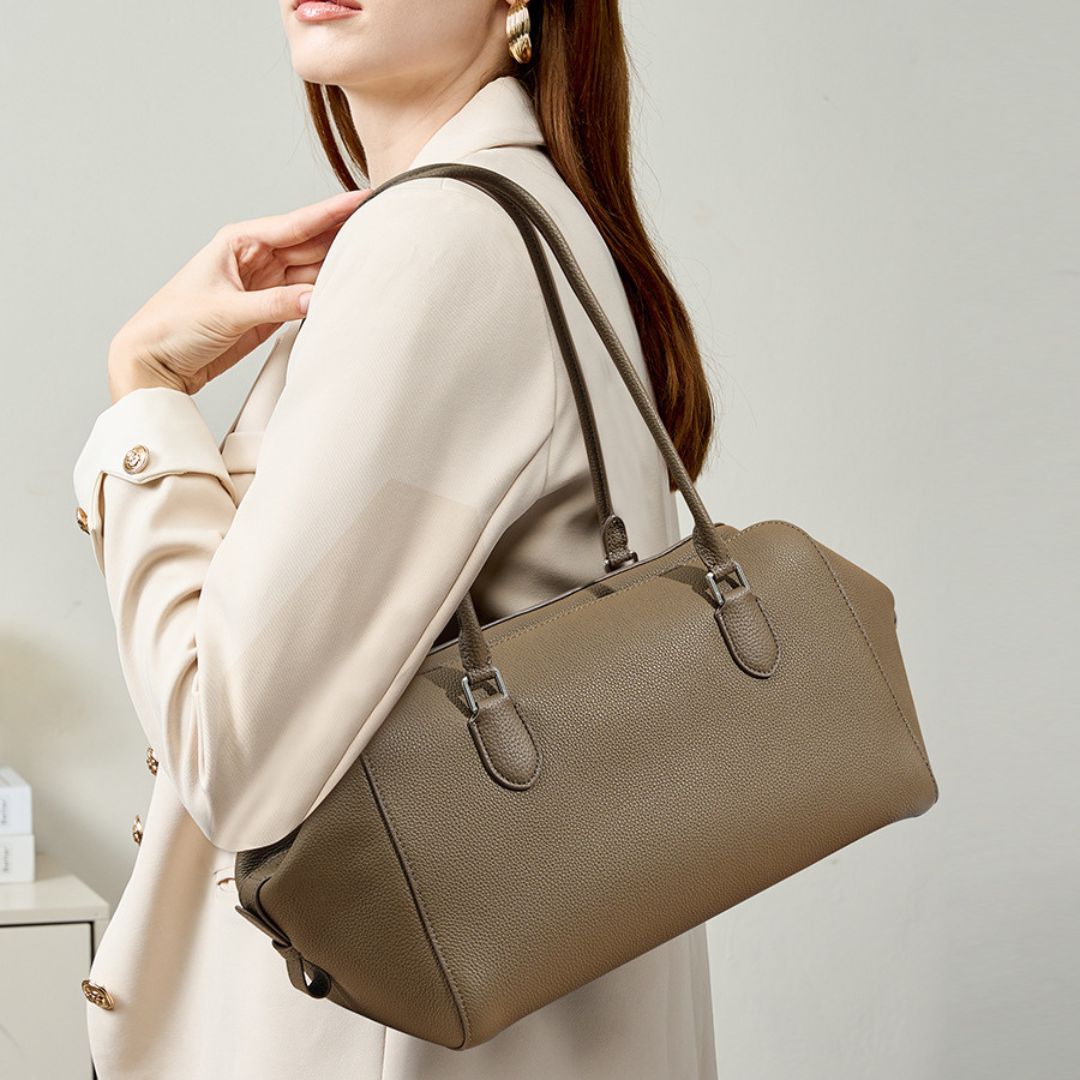 Velanci Crimson Echo Luxe Handbag