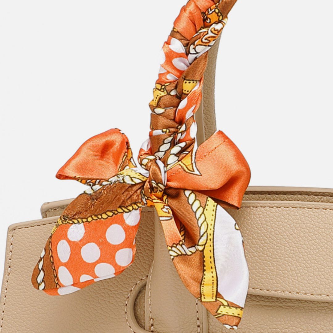 Velanci Sable Éclat Leather Handbag