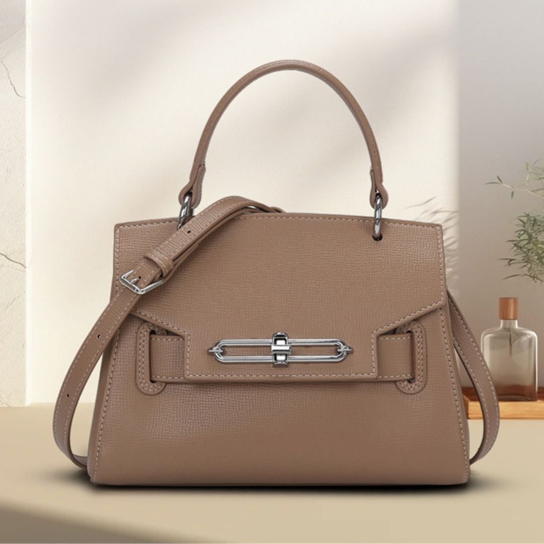 Velanci Imperial Silhouette Leather Handbag