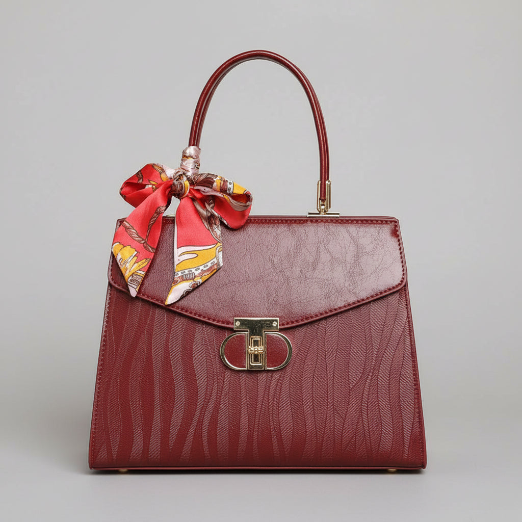 Bellissimo Château Lumière Leather Handbag Velanci