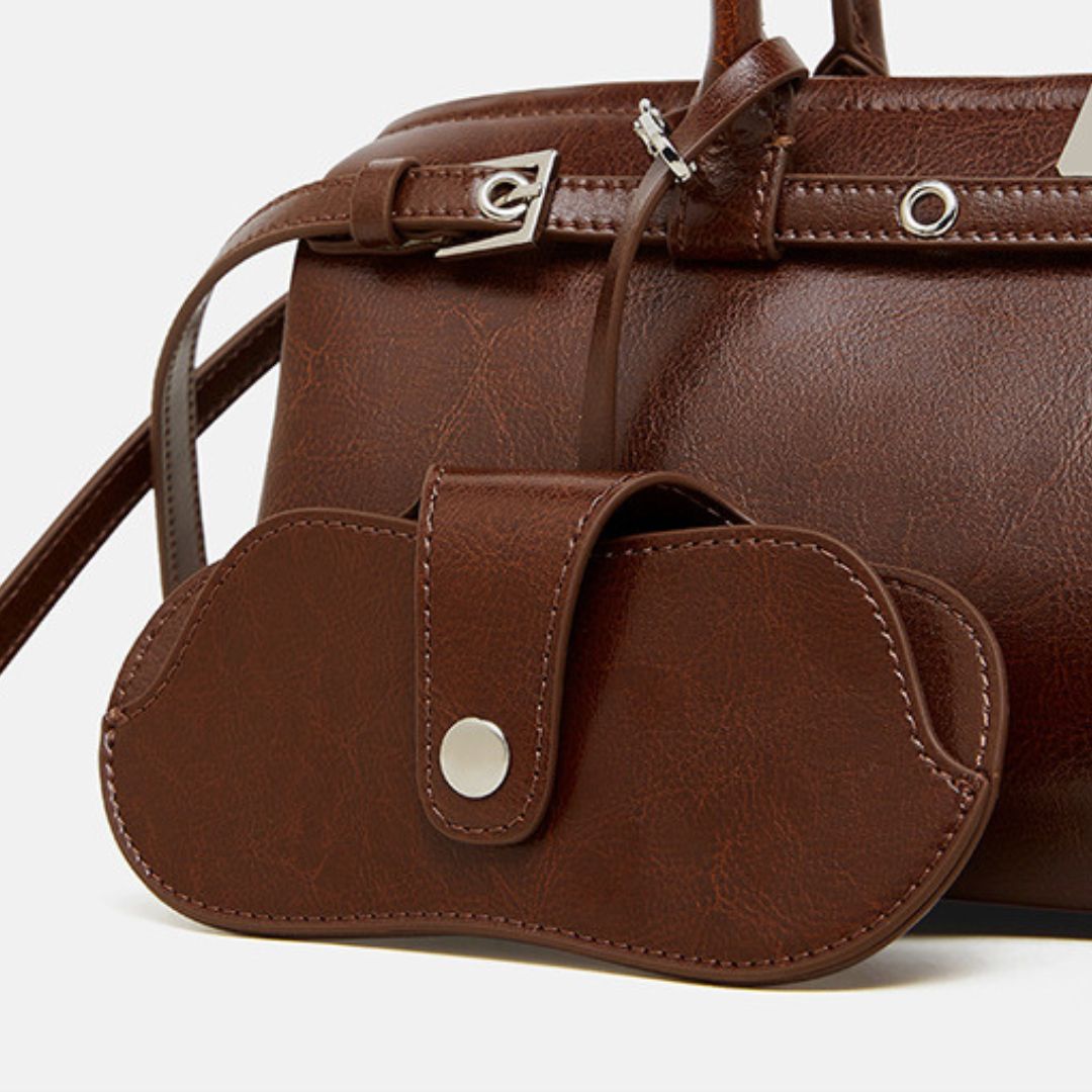 Soleil Doré Luxury Leather Handbag