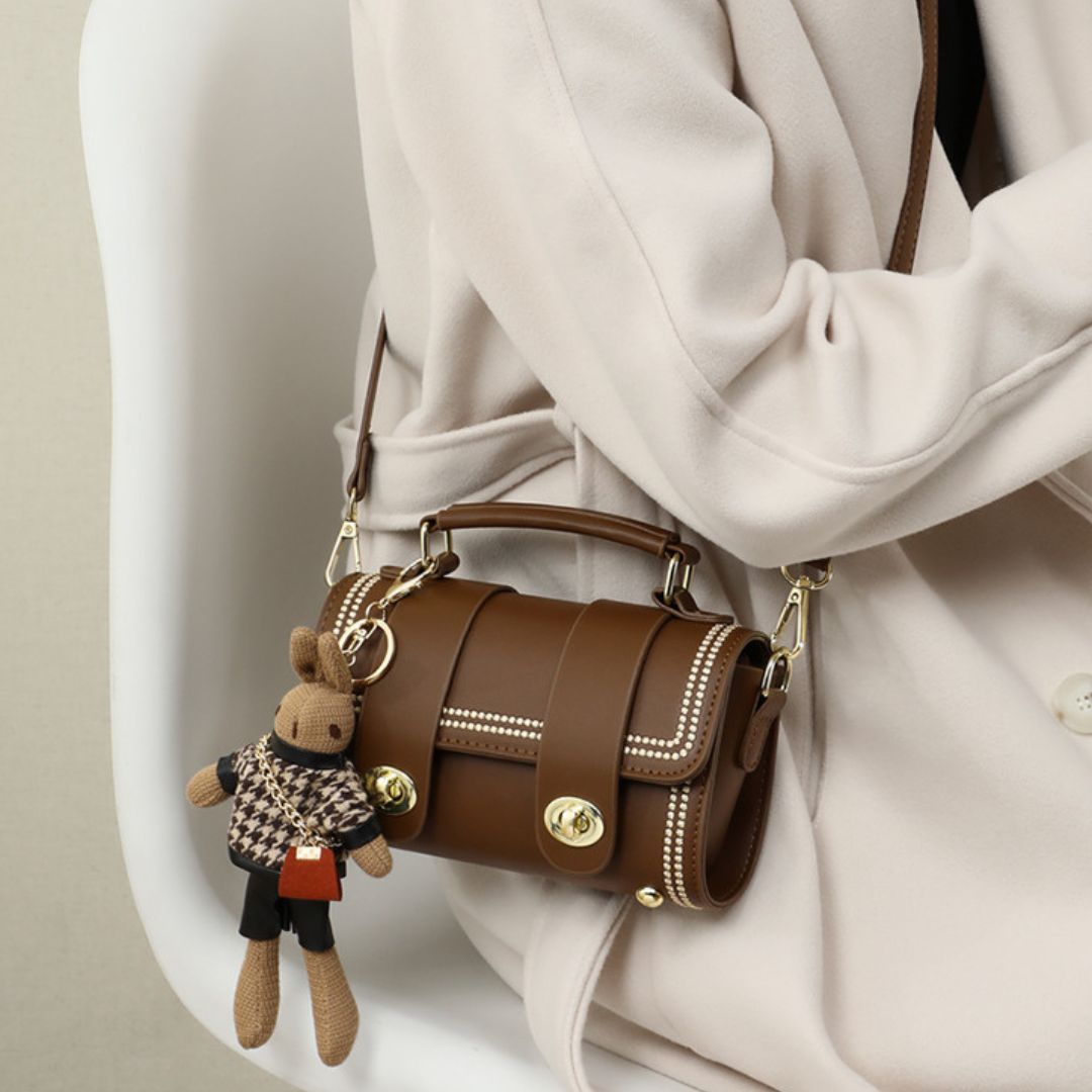 Velanci Ivory Dream Genuine Leather Handbag