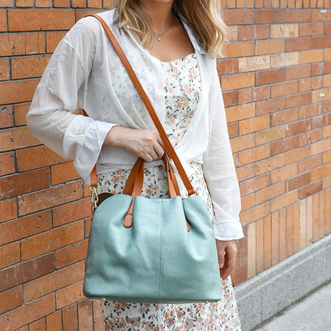 Clara Bella Luxe Leather Handbag Velanci