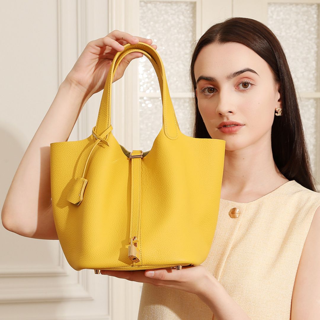 Velanci Sovereign Charm Leather Handbag