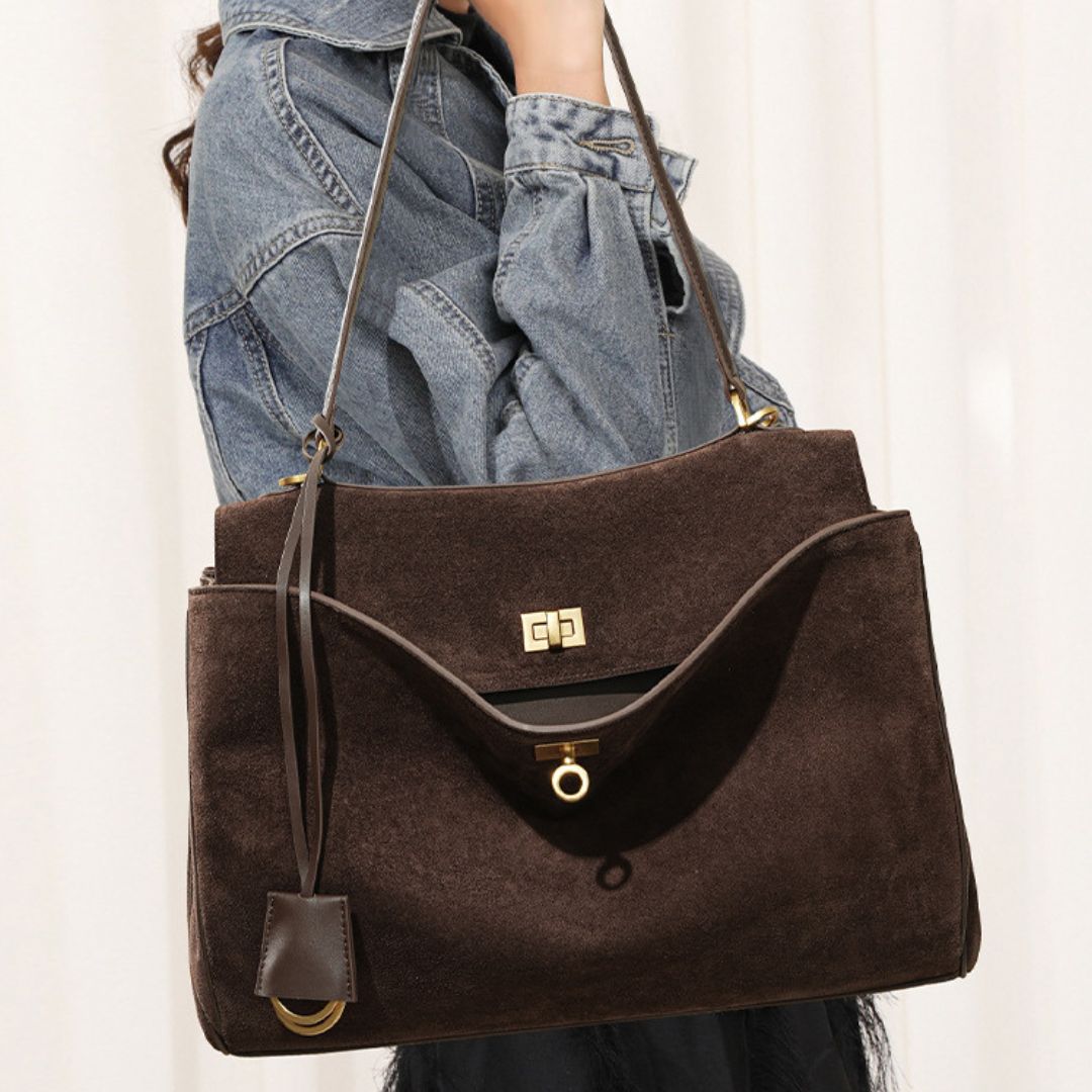 Velanci Charmed Heritage Genuine Leather Handbag