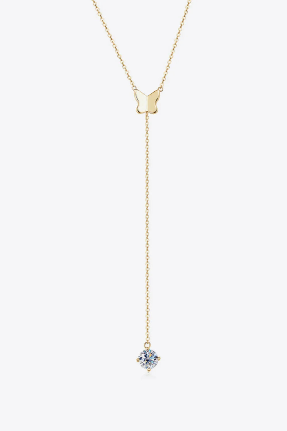 1 Carat Moissanite Necklace - Sterling Silver Sparkle Velanci
