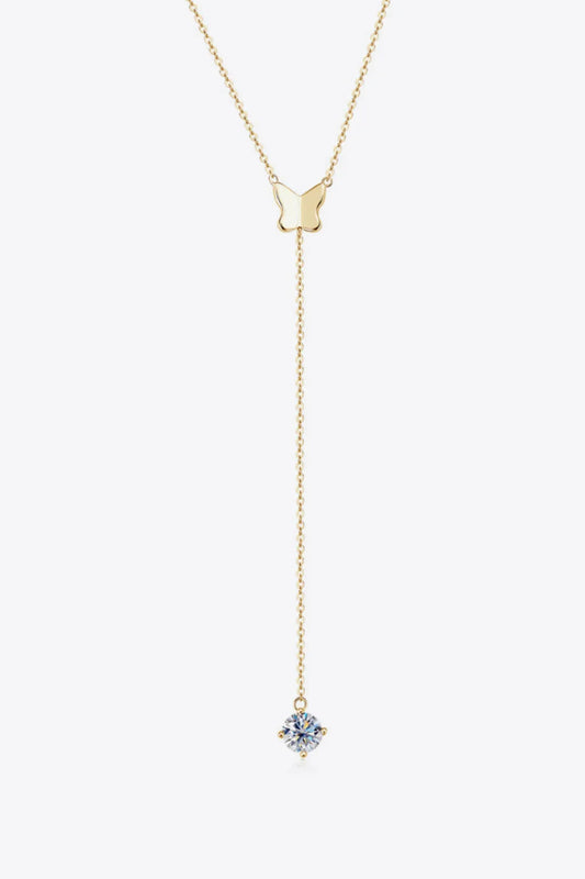 1 Carat Moissanite Necklace - Sterling Silver Sparkle Velanci
