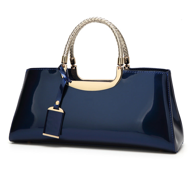 Velanci Lia Glossy Handbag - A Touch of Elegance