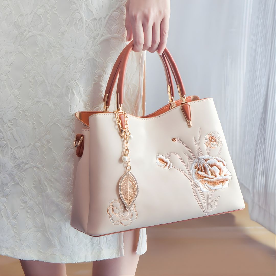 Velanci Celeste Doree Luxe Leather Handbag