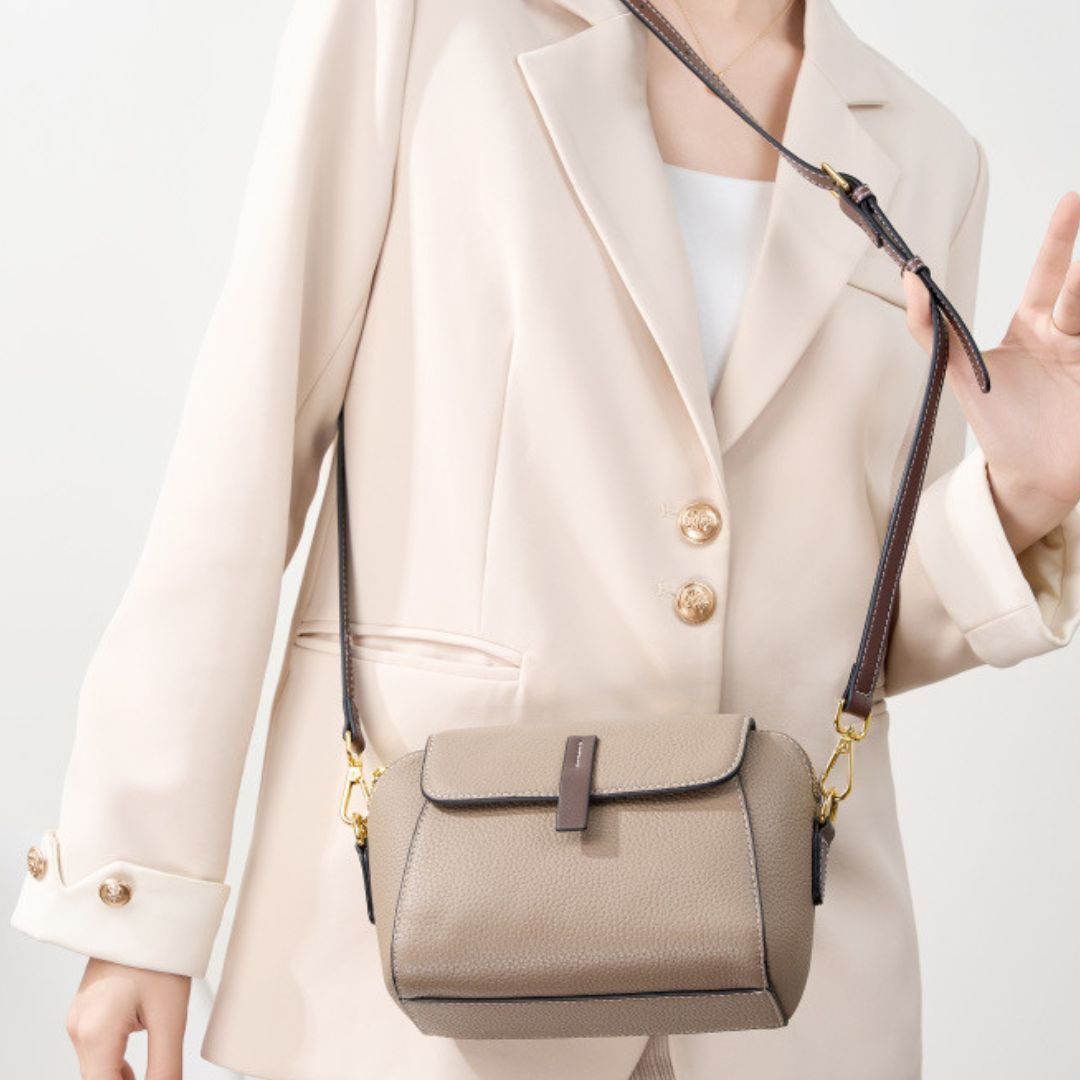 Velanci Gilded Mist Luxe Handbag