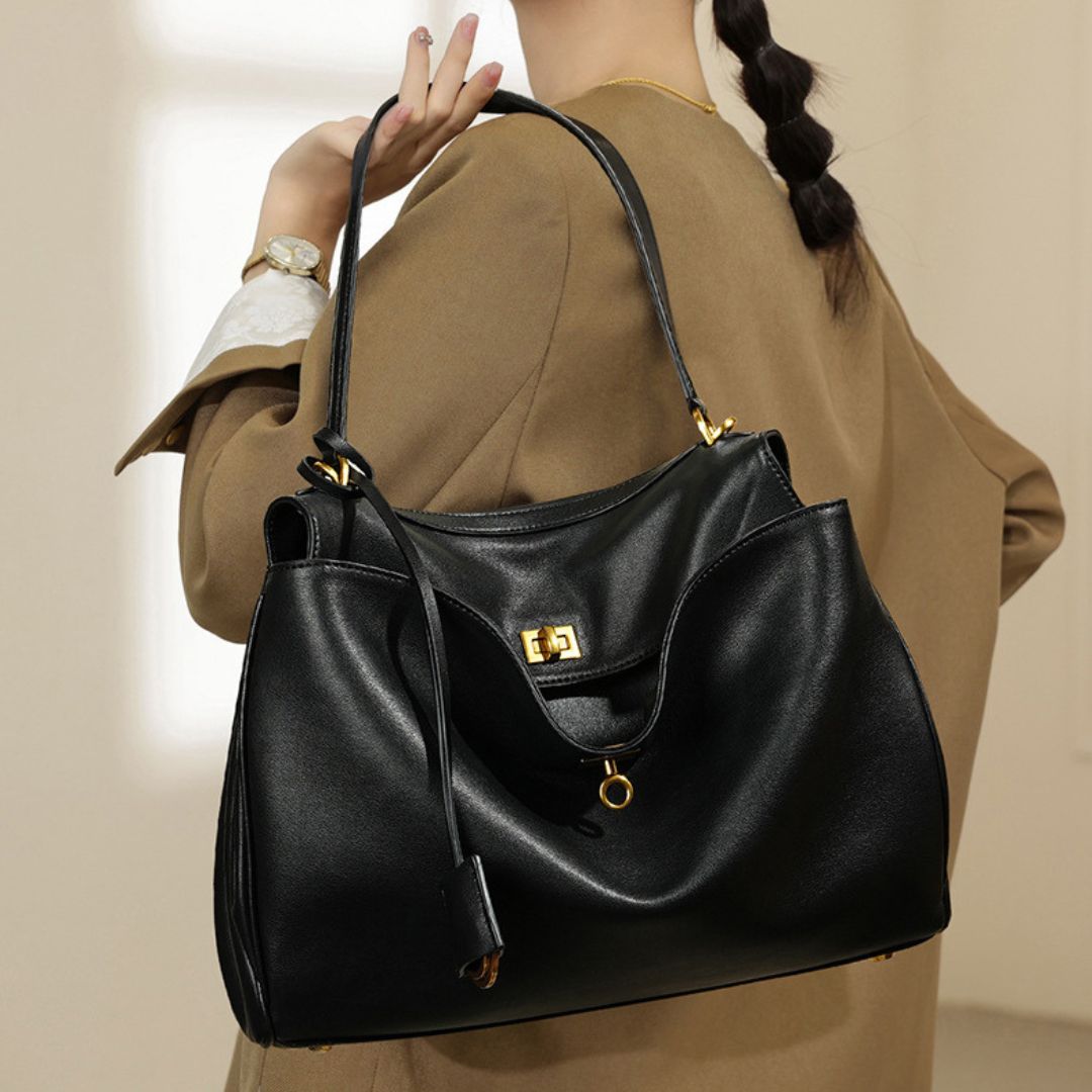 Velanci Brume d'Or Leather Handbag