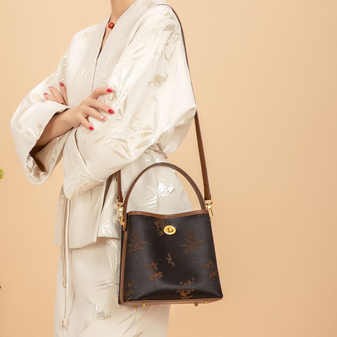 Velanci Jardin Élégance Silk Handbag