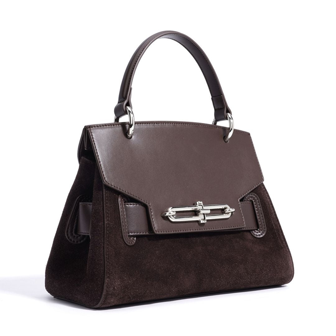 Velanci Evelyn Shade Handbag - Timeless Elegance in Genuine Leather