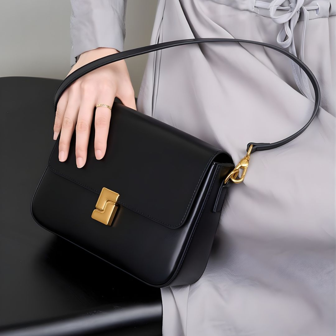 Velanci Celestial Reverence Leather Handbag