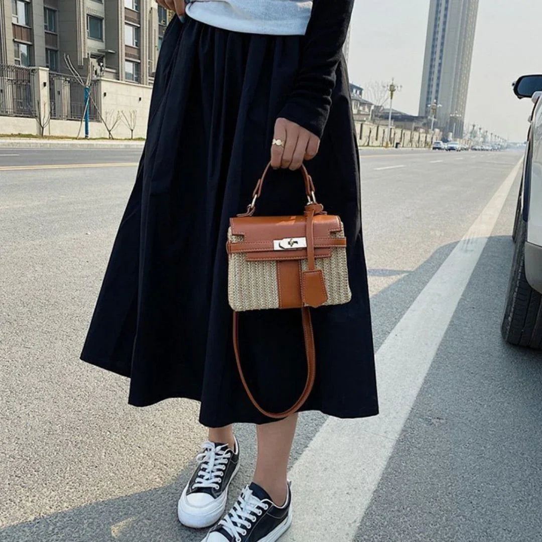 Bellissima Élégante Vegan Leather Handbag Velanci