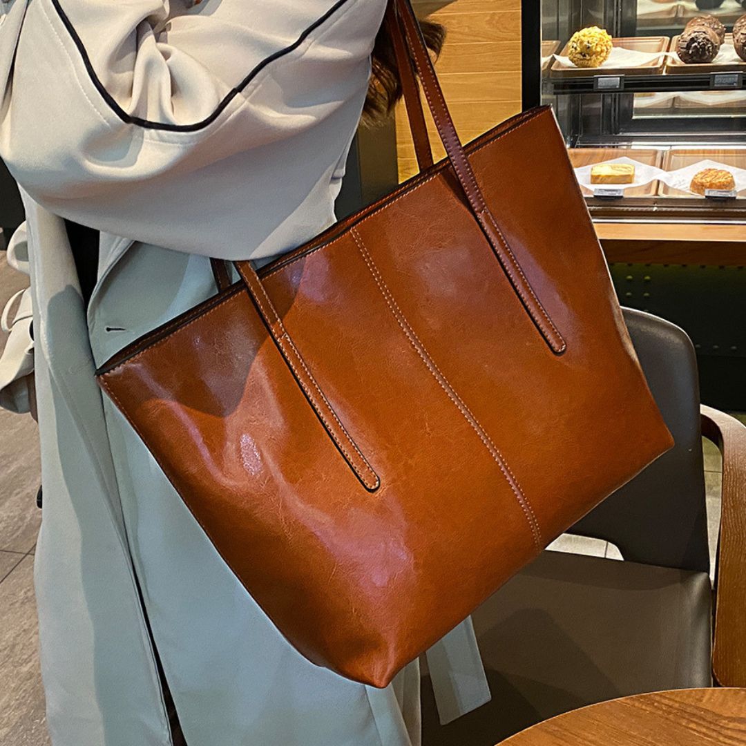 Velanci Windsor Bloom Elegant Leather Handbag