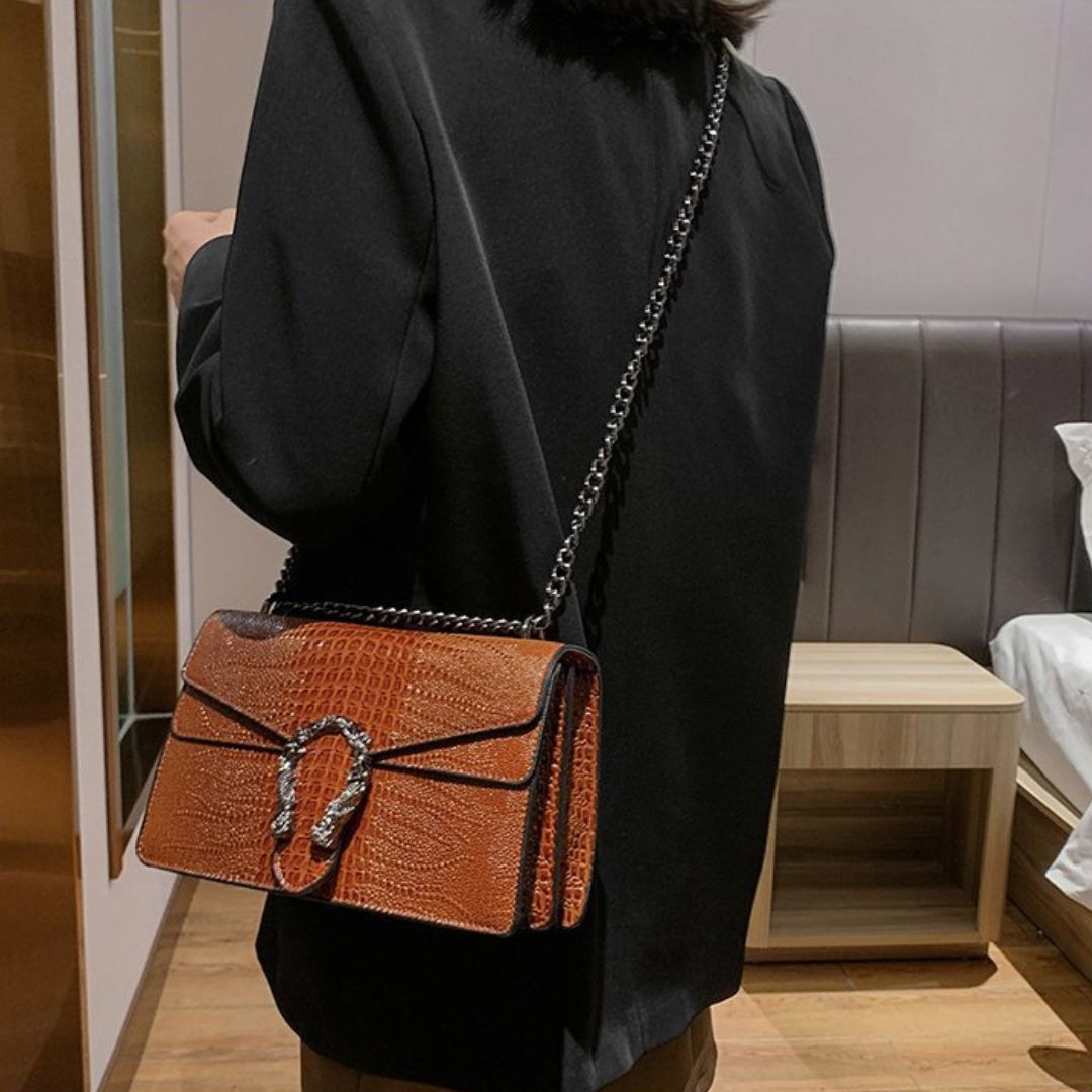 Velanci Noblesse Éclatante Leather Handbag