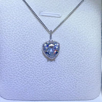 2 Carat Moissanite Sterling Silver Necklace All Day Wear Velanci